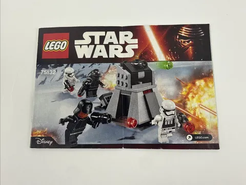 Lego Star Wars First Order Battle 75132 Construction Instruction Manual