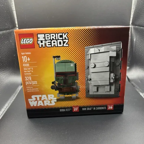 LEGO Star Wars BRICKHEADZ 41498 Boba Fett & Han Solo Carbonite 329pcs 10+ NYCC