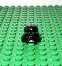 Vintage Lego Darth Vader Helmet Star Wars Black Minifigure Helmet Old Style