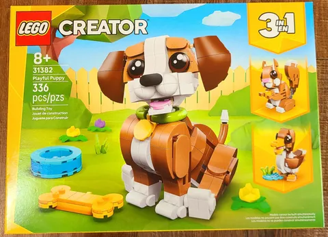 LEGO Creator 31382 Playful Puppy 3 in1 Dog Squirrel Duck Building Toy NEW SEALED