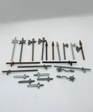 LEGO ® weapons knights 10 20 pieces swords spears axes rods mixed used