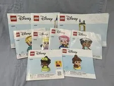 Set of LEGO Disney Princess Castle 43291, 43284, & 43303 Instruction Manual