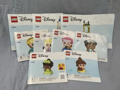 Set of LEGO Disney Princess Castle 43291, 43284, & 43303 Instruction Manual