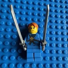 Lego Ninjago Jay Minifigure Golden Weapons njo004