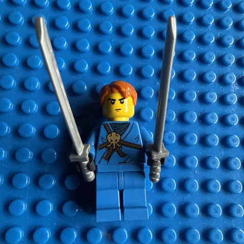Lego Ninjago Jay Minifigure Golden Weapons njo004