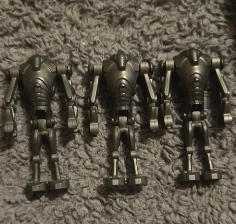 LEGO Star Wars Super Battle Droid Minifigure Lot of 3 Plastic Figures