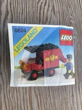 Vintage 6624 Legoland Instruction Manual Booklet, Check Pictures.