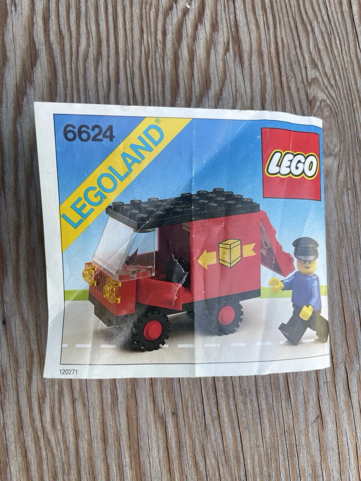 Vintage 6624 Legoland Instruction Manual Booklet, Check Pictures.