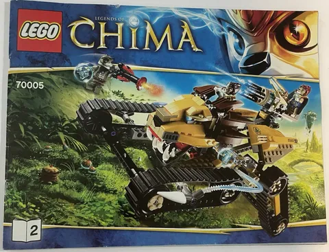 LEGO® CHIMA Laval's Royal Fighter 2013 Instruction Manual 70005 Book 2 only