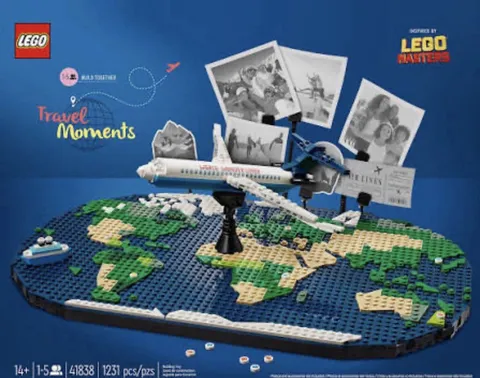 NIB Lego 41838 Travel Moments Masters Set Retired NEW in Box 14+ Map Globe Plane