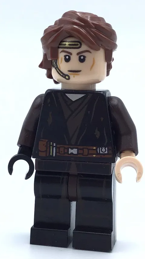 LEGO - Anakin Skywalker (Black Legs, Headset) - Star Wars Minifigure Clone Wars