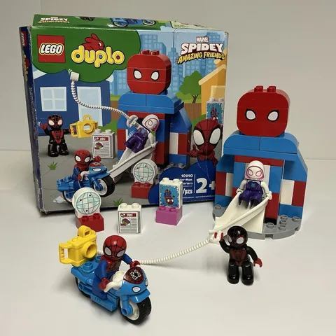 Lego Duplo 10940 Spider-Man Headquarters Marvel Spidey Amazing Friends Complete