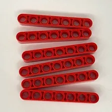 Lego 32524 Red Replacement Add-on Pieces Parts Lot of 6