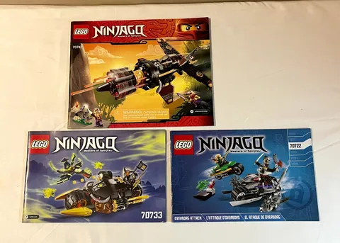 Lego Manuals / Instruction Booklets - Lot of 3 Ninjago