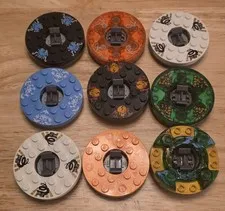 LEGO Ninjago Lot of 9 Spinners