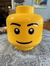 LEGO Collection ORIGINAL SORT & STORE LARGE LEGO HEAD STORAGE CONTAINER SCARCE