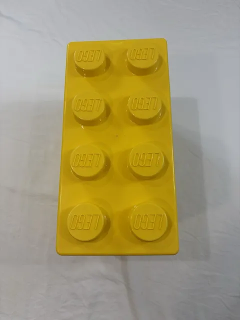 LEGO Classic 10698 EMPTY BIN STORAGE CONTAINER BOX ONLY Yellow Brick Shape