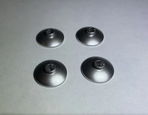 Lego Lot Of 4 Silver Ink Satellite Dish Parabola Parabolic Part New Space