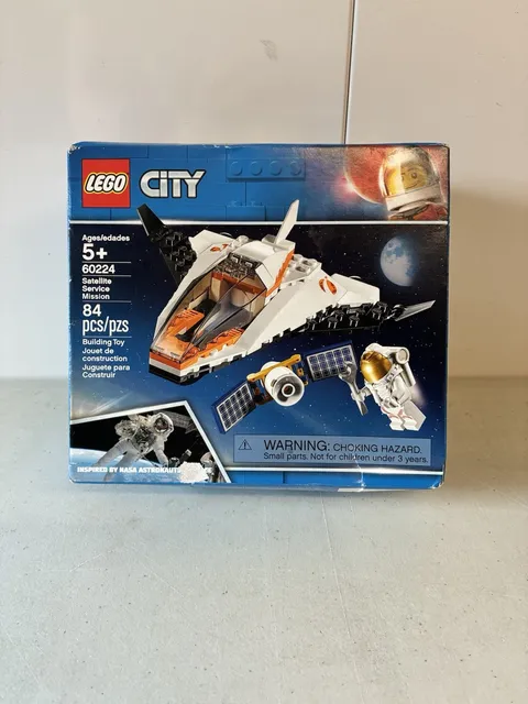 LEGO 60224 City Space Port Satellite Service Mission Box New AFOL