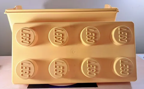 LEGO STORAGE BRICK CONTAINER BOX 14" X 9" X 7"