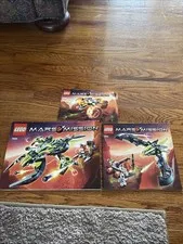 Vtg LEGO Space Mars Mission Instructions Manual Lot Of 3 - 7694 - 7691 - 7693