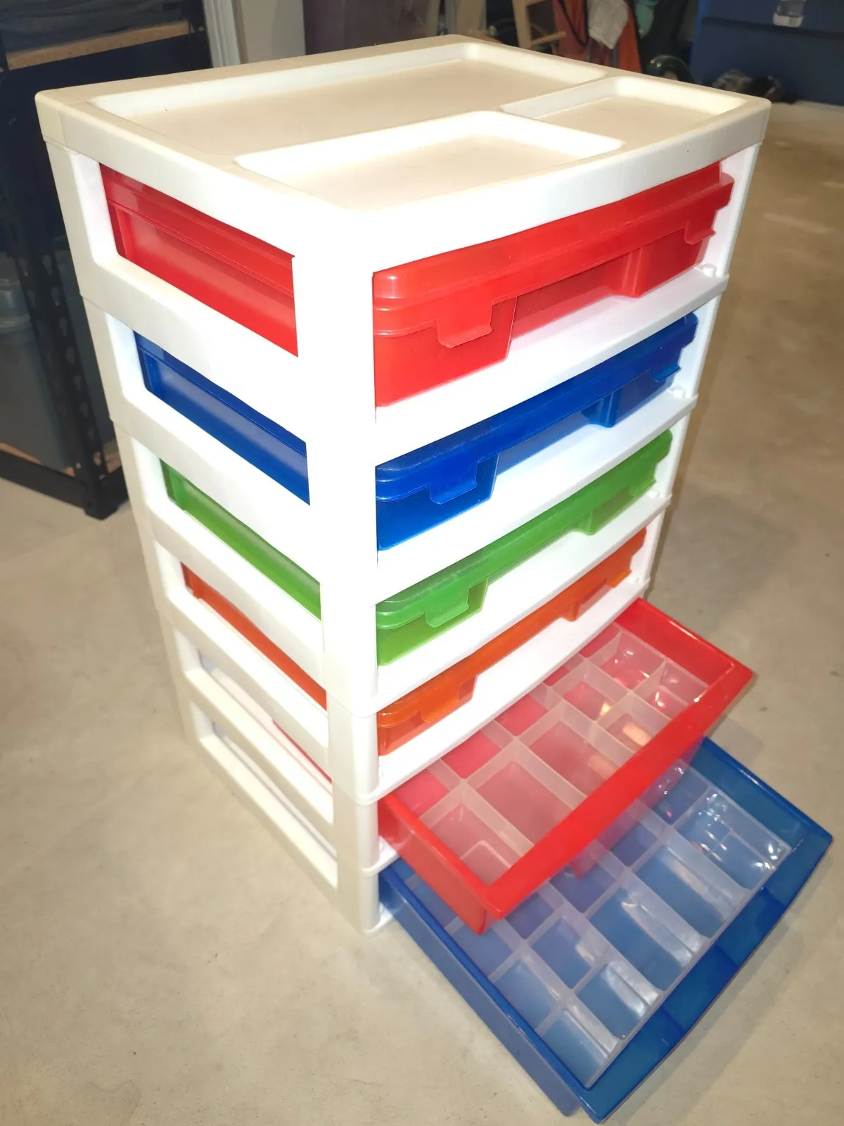 LEGO 6 Drawer Storage Bin Container Organizer by IRIS