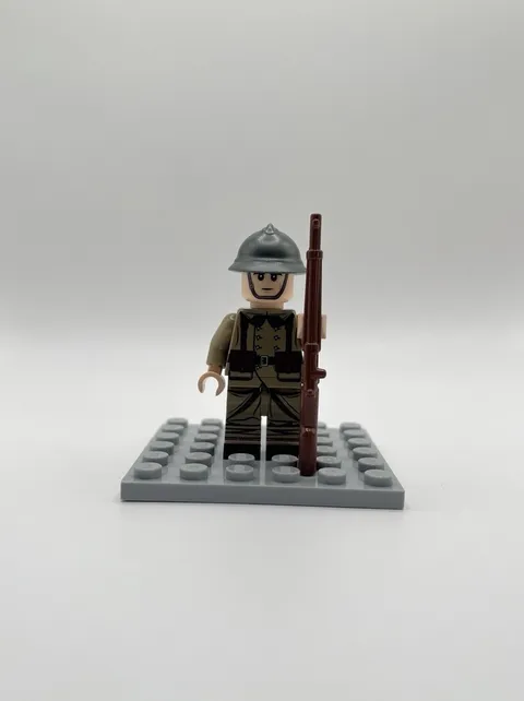 LEGO United Bricks WW2 French Infantryman Minifigure - Like New