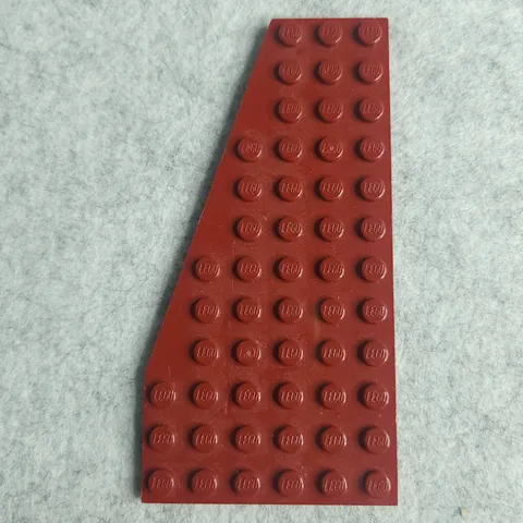 LEGO 30355 Wedge Plate 12 x 6 Left Reddish Brown x1 Genuine