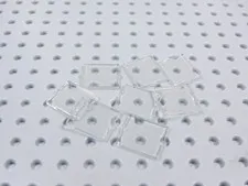 LEGO 8 Trans Clear 1x2x2 Window Insert Minifig AZ