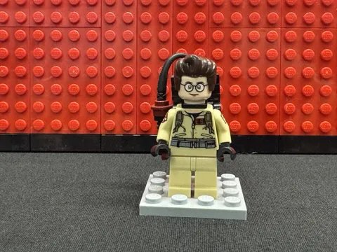 LEGO Ghostbusters Dr. Egon Spengler Minifigure gb012a 2016 Firehouse. Arm Print
