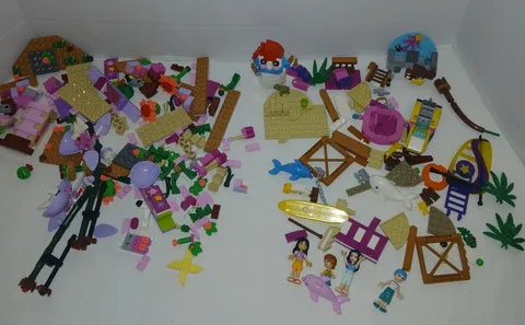 LEGO Mixed Lot Various Pieces Disney Encanto  Friends Pink Purple 1LB 
