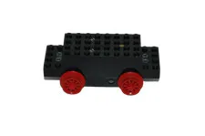 Lego® 12V TRAIN Railway Motor OLD Version in BLACK Wheels RED