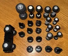 Lego Wheel Tire And Axle Lot
