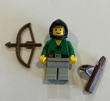 Lego Dark Forestman 3 Minifigure with Quiver Castle 6024 / 6079 - cas008