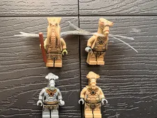 LEGO STAR WARS sw0474, sw0382, & sw0320 x2 Geonosians and Poggle the Leaser