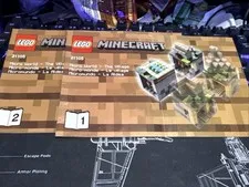 Lego Minecraft 21105 Instruction Manual Micro-World Village 2 Booklets ONLY