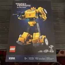 LEGO Icons Transformers Bumblebee Action Figure Collectible Building Set 10338