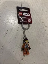 LEGO Minifigure KEYCHAIN Disney Star Wars Poe Dameron #853605 RETIRED / NEW 