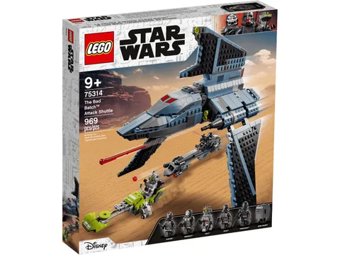 (OPEN BOX, NOT SEALED) LEGO Star Wars: The Bad Batch Attack Shuttle (75314)