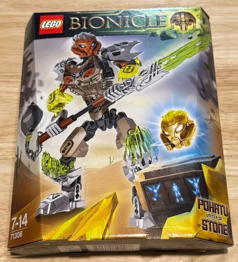 Lego Pohatu Uniter of Stone 71306 Bionicle 2015 Issue 90 Pieces New SEALED