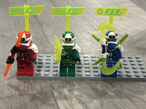 Lego Ninjago Digi Kai Digi Lloyd Jay Minifigure Lot Authentic