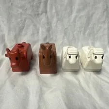 LEGO vintage duplo Farm Animals Bulk Lot 4pc Cow Horse 2 Sheep