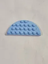LEGO Parts 22888 Plate ● Round Half 4 x 8 ● Sky Blue ● 1 piece