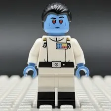 Lego Star Wars Grand Admiral Thrawn Medium Blue Skin 75385 sw1356 Retired