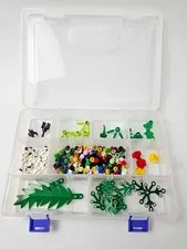 LEGO Lot of Botanical Flower Parts, Eyes, bulk of part #4073