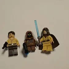 LEGO Star Wars Wuher, Jawa, Obi-Wan Minifigure Lot 3 Pieces Assorted 