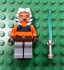 LEGO Ahsoka Tano Padawan Minifigure sw0192 Star Wars Jedi Knight 8098 7675 7680