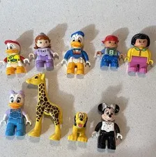 LEGO Duplo Figures & Animals Lot Of 9 Disney, City, Etc