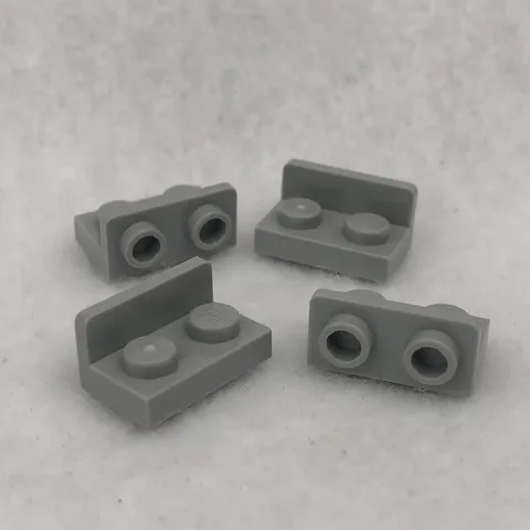 LEGO 99780 Light Bluish Gray Bracket 1 x 2 - 1 x 2 Inverted (x4)