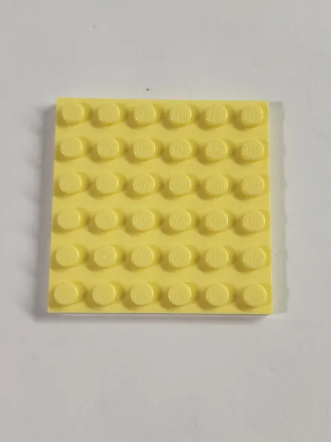 LEGO Parts ● Bright Light Yellow Plate 6 x 6 Square ● # 3958 ● QTY 1